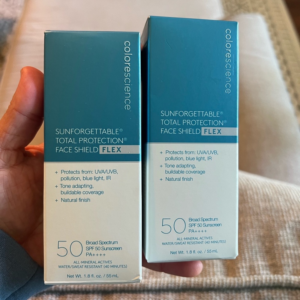 Sunforgettable Total Protection Face Shield Flex SPF 50 - Blue